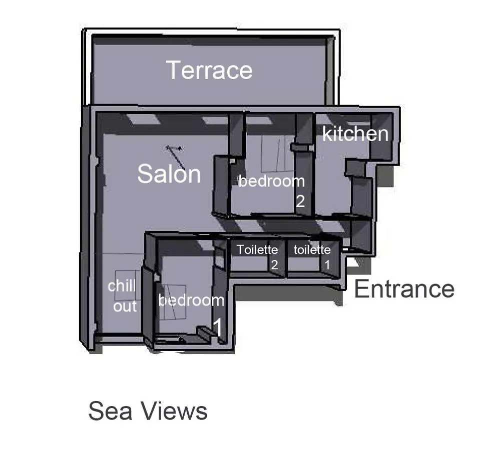 Bohemian Seaview Penthouse Apartment Torremolinos